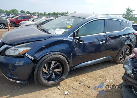 2018 Nissan Murano Platinum from USA, damaged, VIN 5N1AZ2MH0JN154004